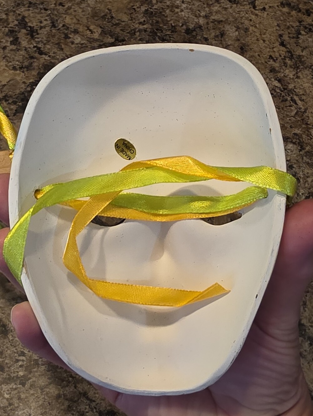 Hand-Painted New Orleans Mask - Picture 4 of 4